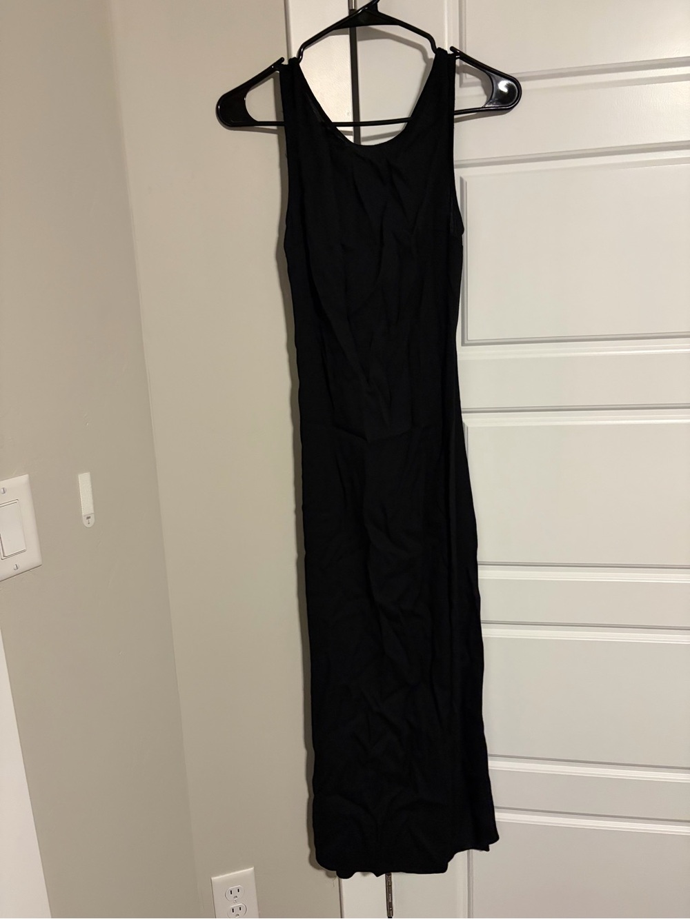 Reformation Black Sleeveless Maxi Dress